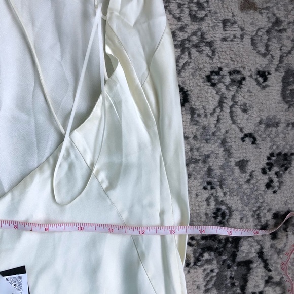 Zara 100% SILK HALTER DRESS - Picture 13 of 17